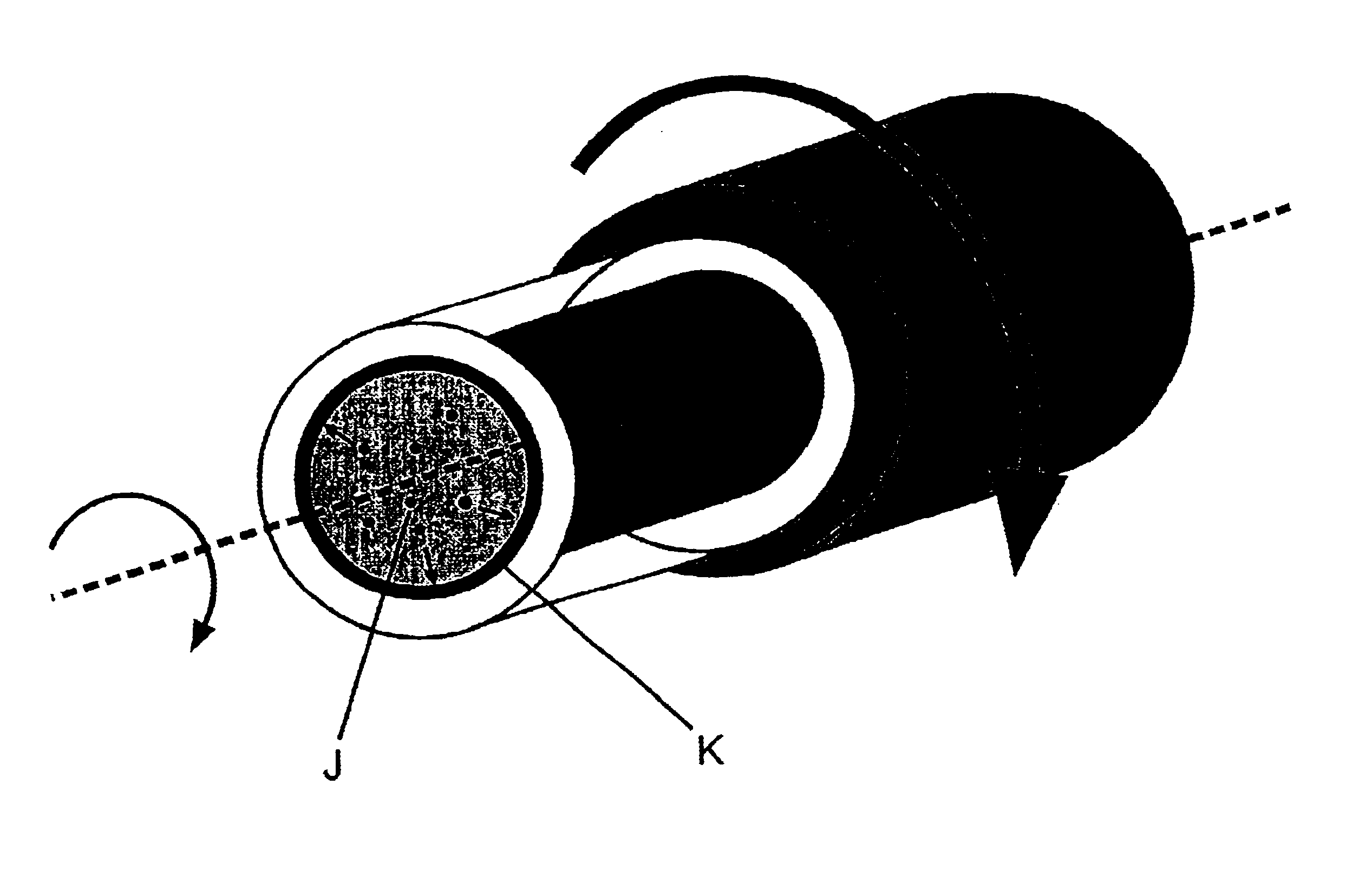 Method of producing structures using centrifugal forces