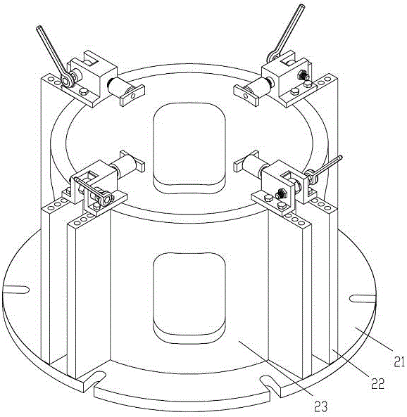 Shaft gear quick positioning and clamping device and positioning and clamping method