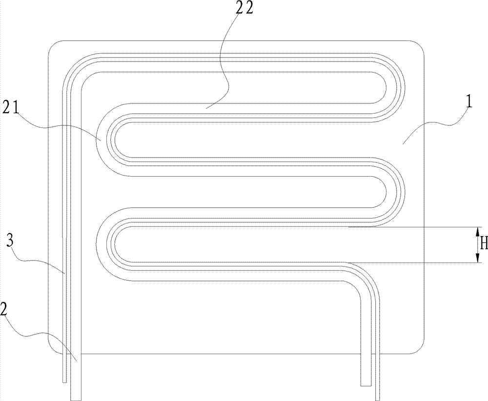 Refrigerator and condenser/evaporator assembly