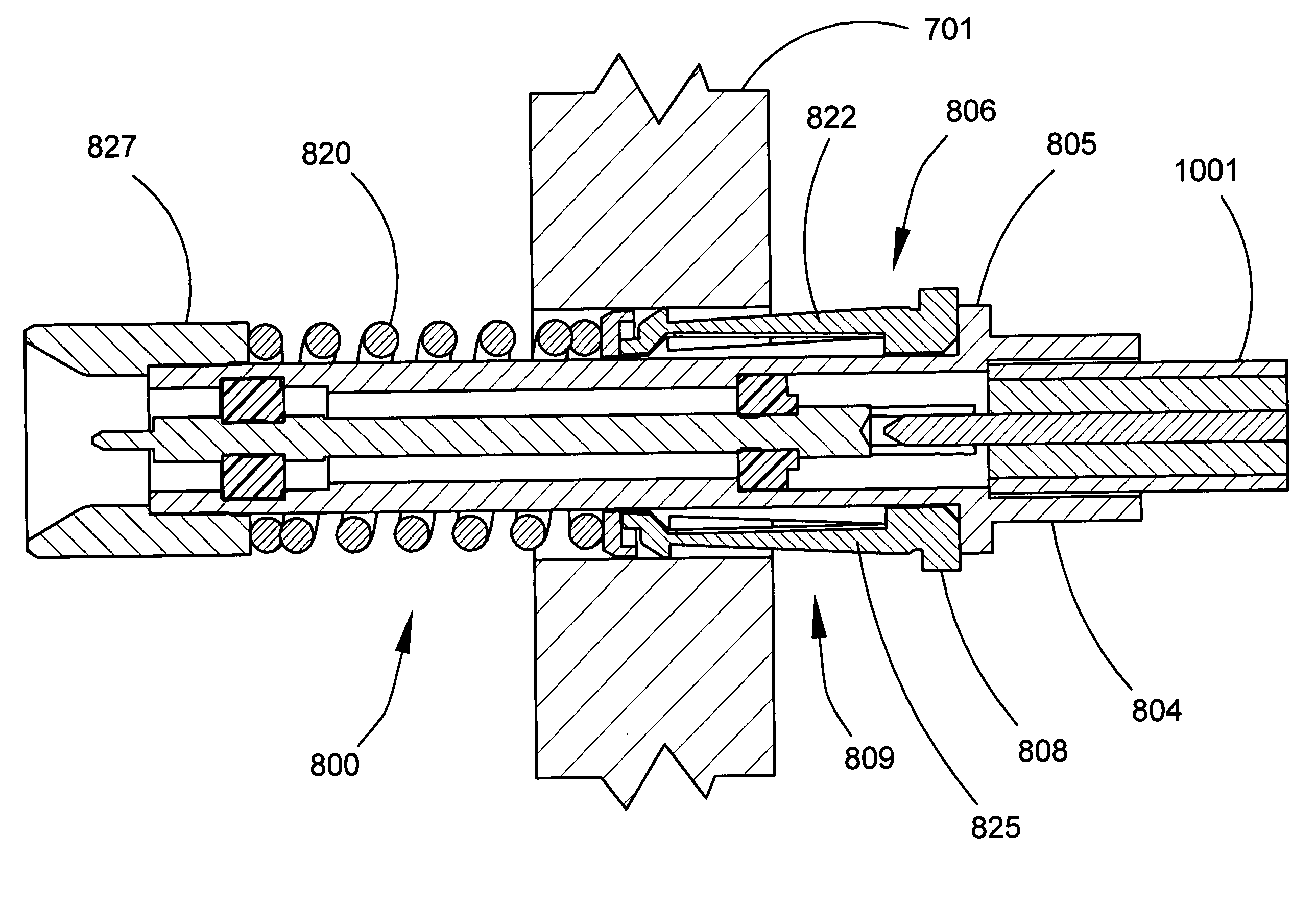 Snap-in float-mount electrical connector