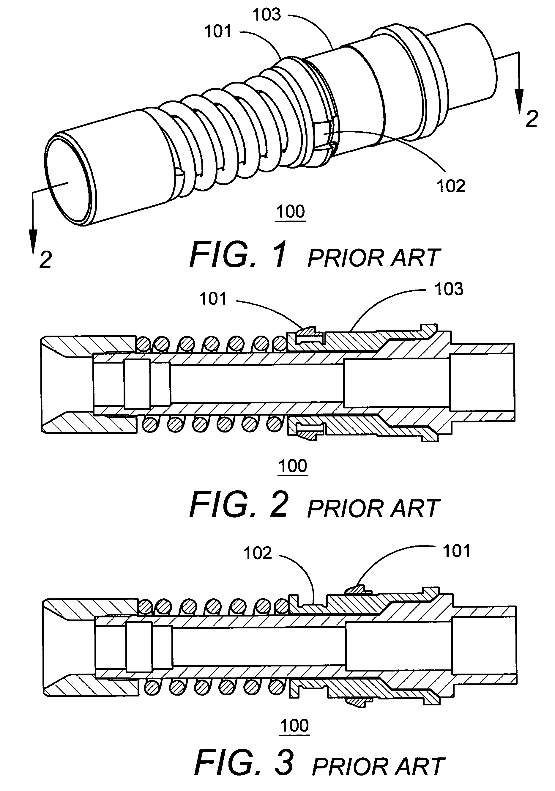 Snap-in float-mount electrical connector