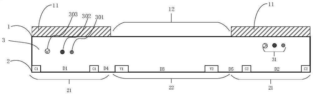 Display module, color development control method and display panel