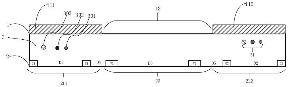 Display module, color development control method and display panel