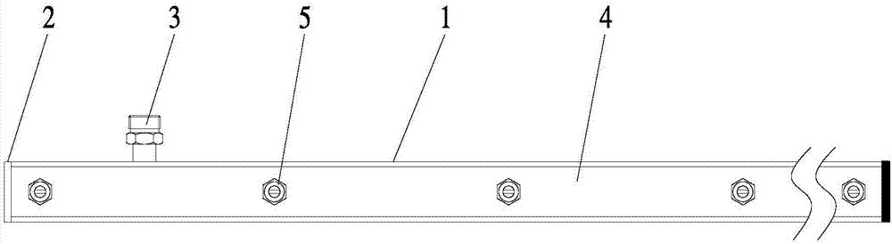 Deformation-resistant anti-freezing sprayer nozzle component for sanitation cleaning trolley