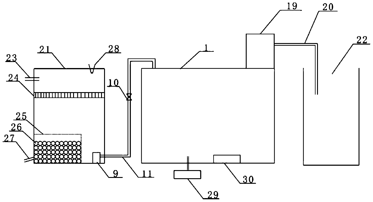 MBR three-layer automatic cleaning method