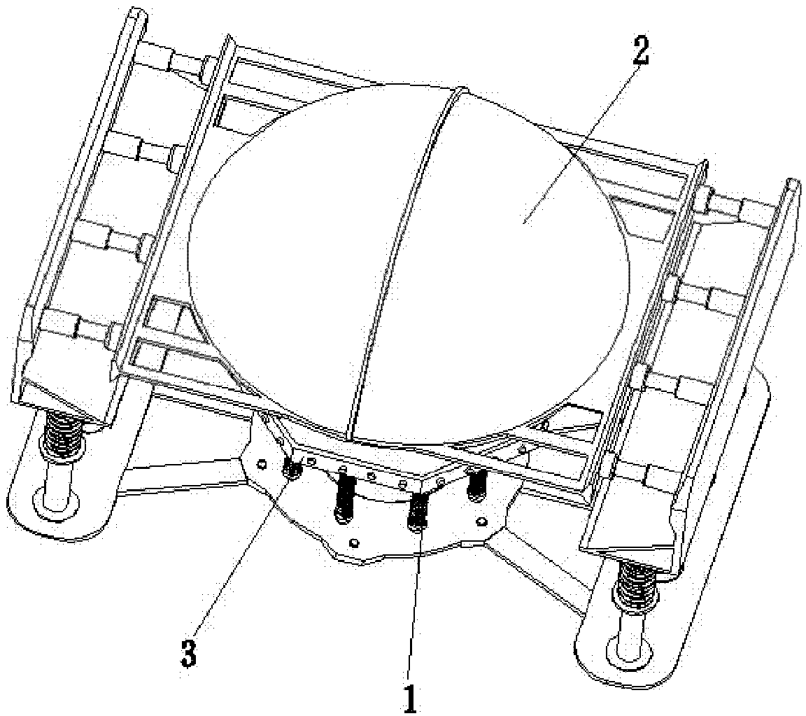 Hiding device for electric power detection robot in severe weathers