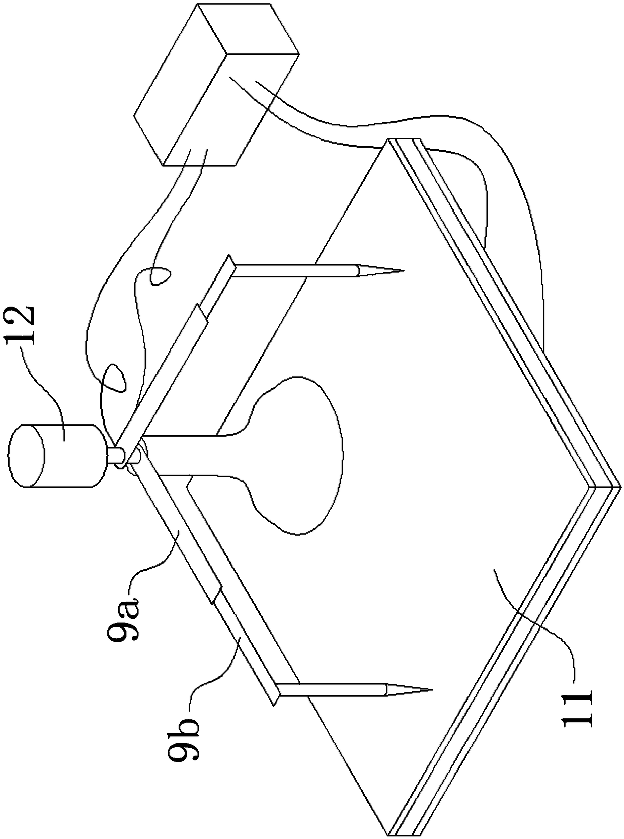 Photovoltaic back membrane resistance testing instrument