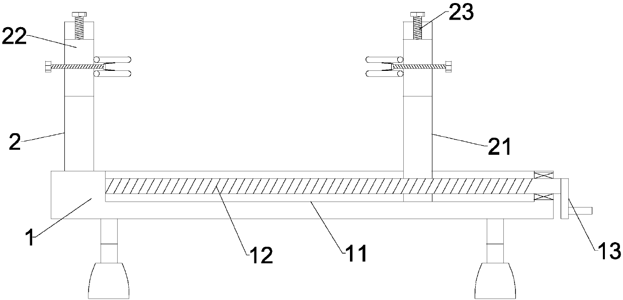 Pipe fixing machining platform based on clamping fixation