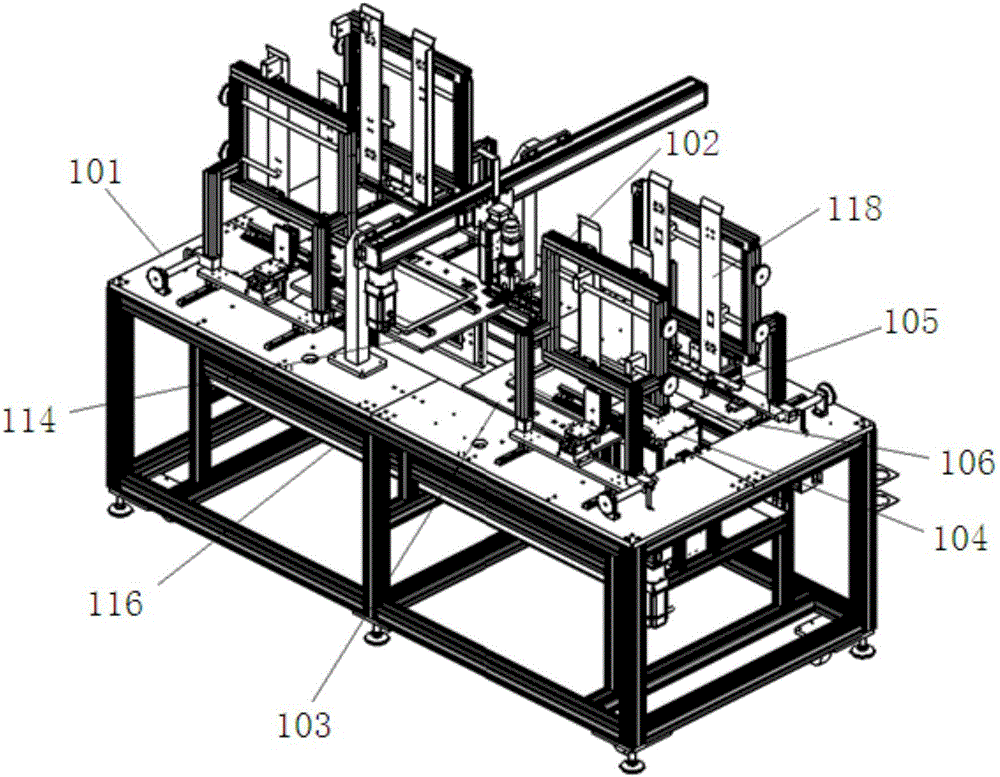 Automatic film sticking machine