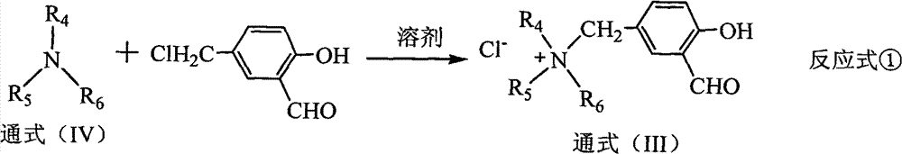 Polymerizable salicylic aldehyde complex containing quaternary ammonium salt and preparation method thereof