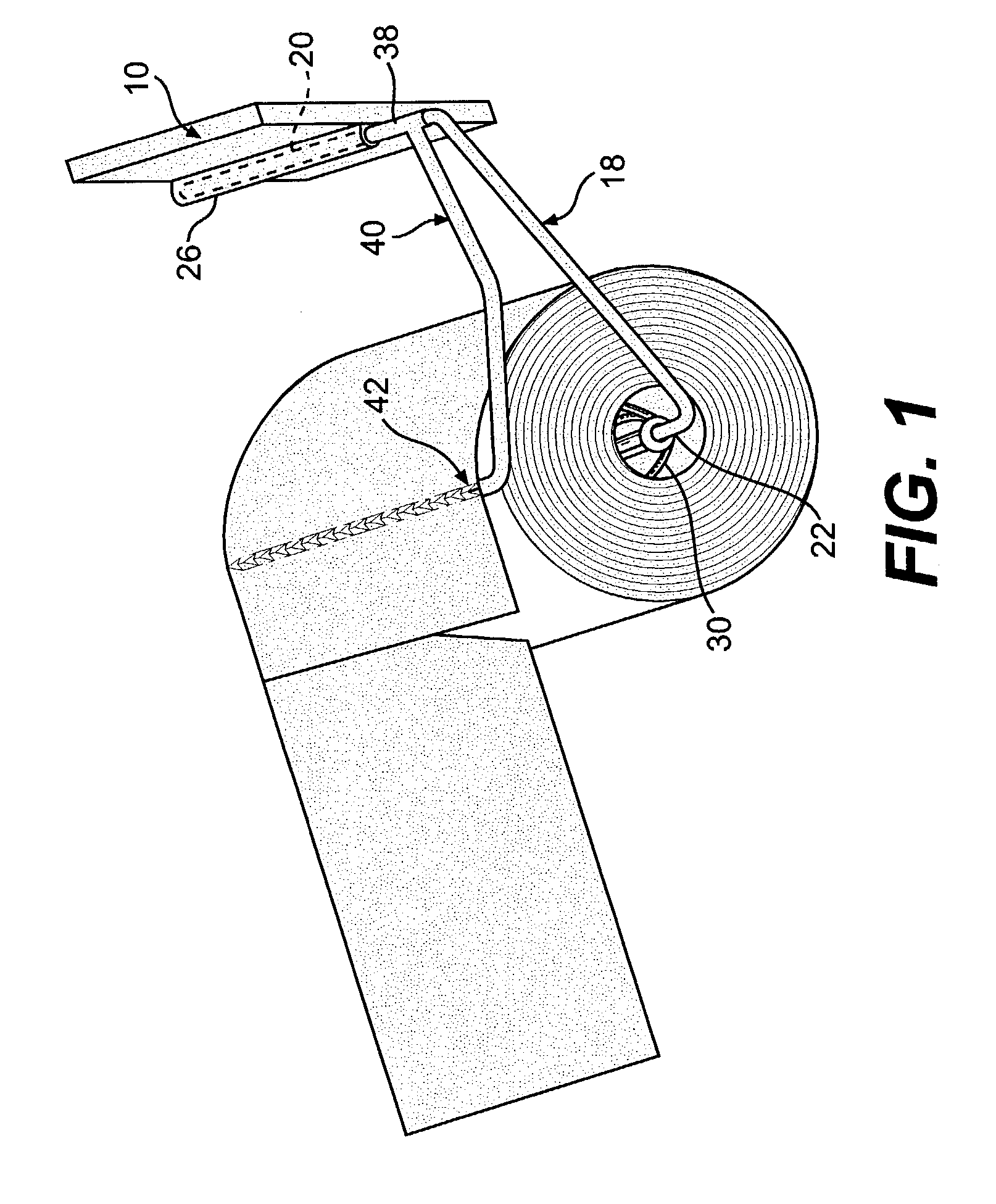 Frictional surface apparatus for one handed dispensing of paper sheet segments