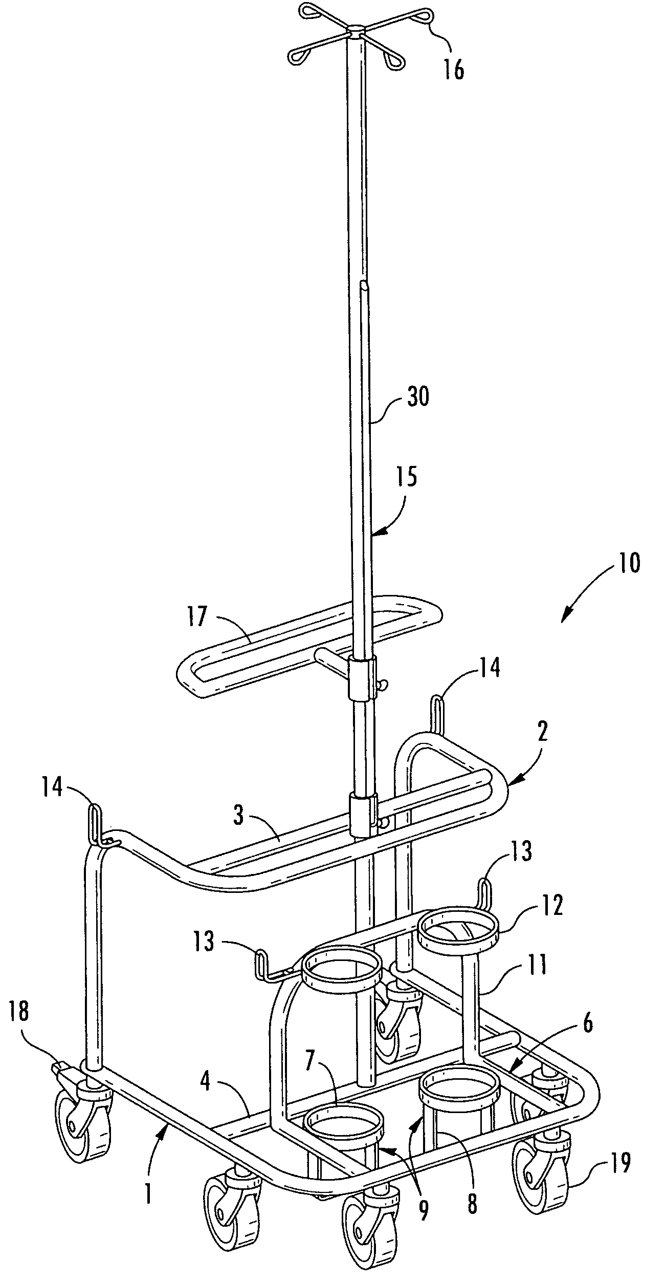 Bedside-ready patient ambulatory device