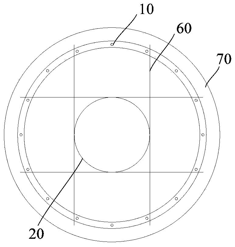 Construction method of stand column pile