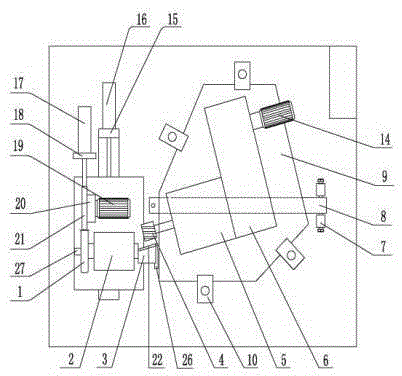 A horizontal machine tool for processing drill chuck jaw threads