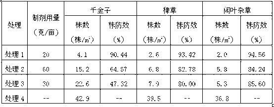 Penoxsulam-amidosulfuron weeding composition