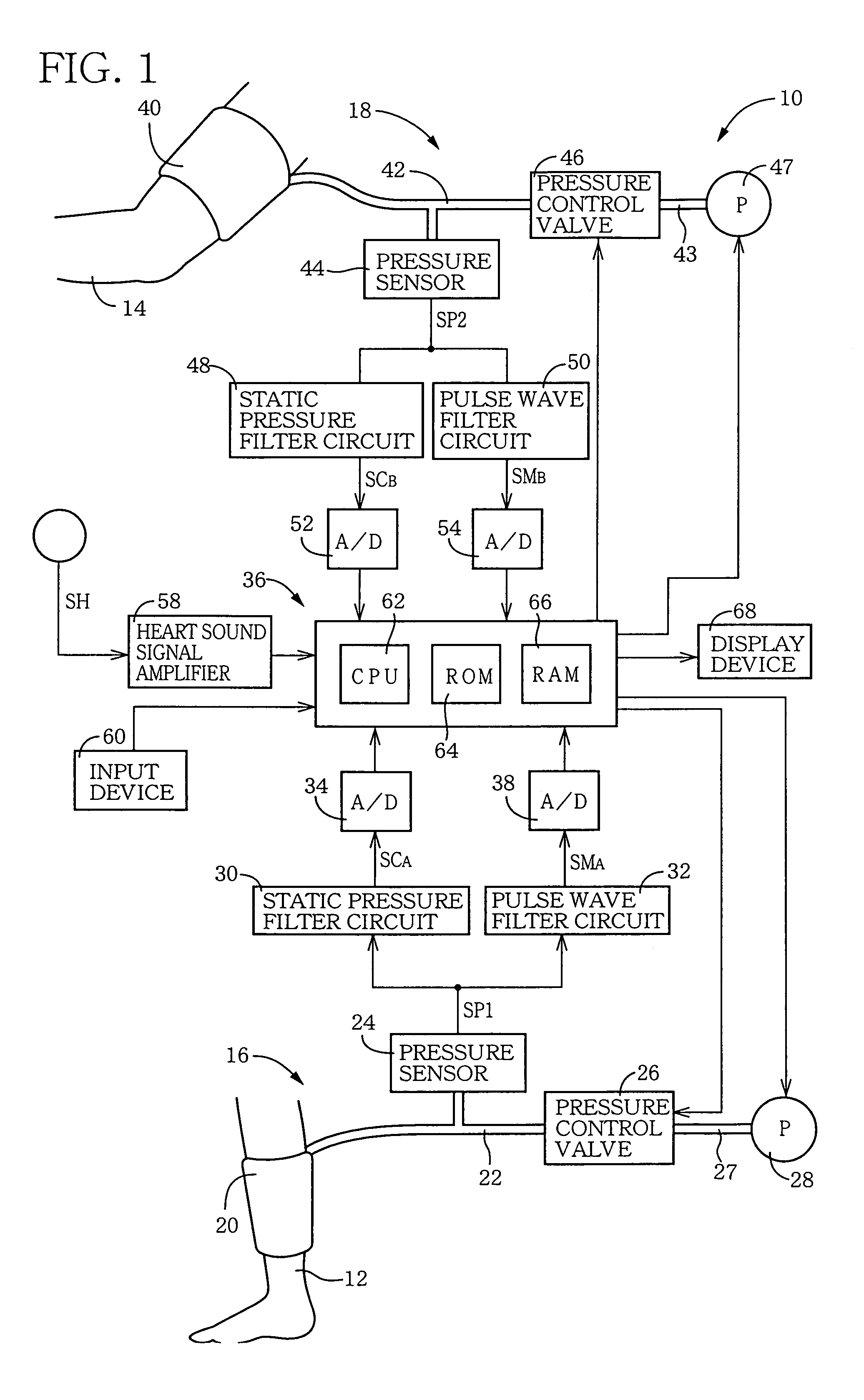 Arteriostenosis diagnosing apparatus