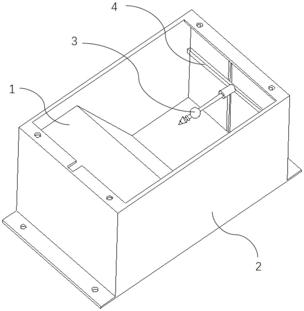 Indoor simulation device and method for slope blasting