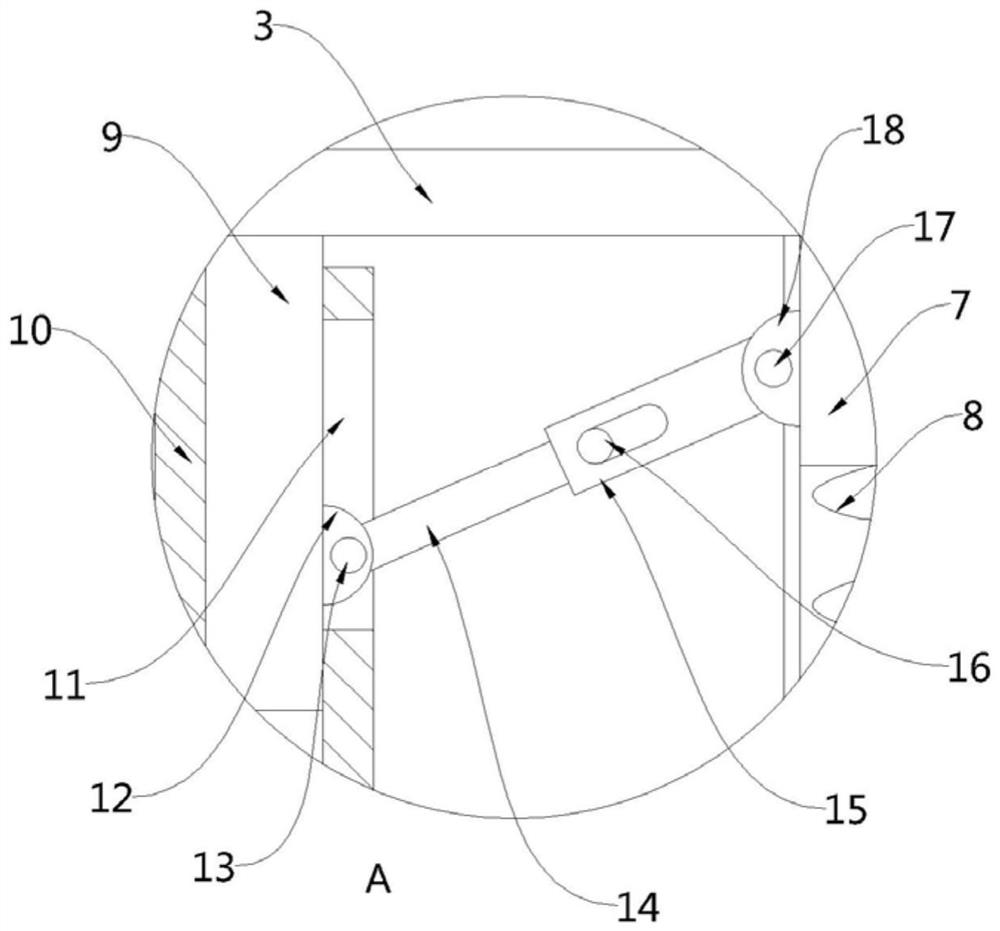 Electronic component storage device convenient to take and use