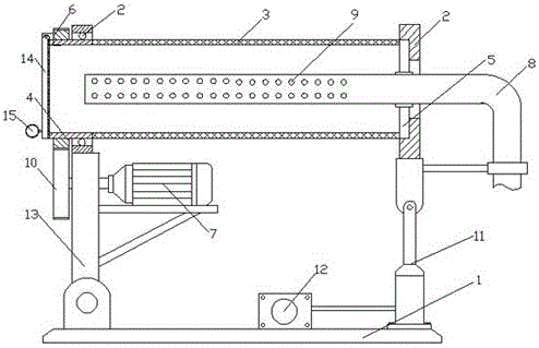 Rolling type cleaning machine capable of being quickly started and stopped