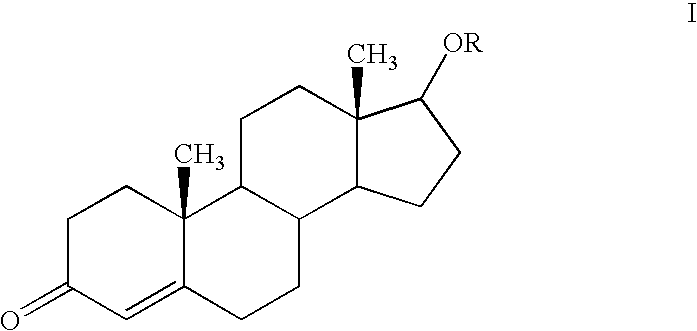 Buccal, polar and non-polar spray containing testosterone