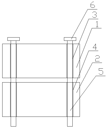 Replaceable blade with coatings arranged on two faces