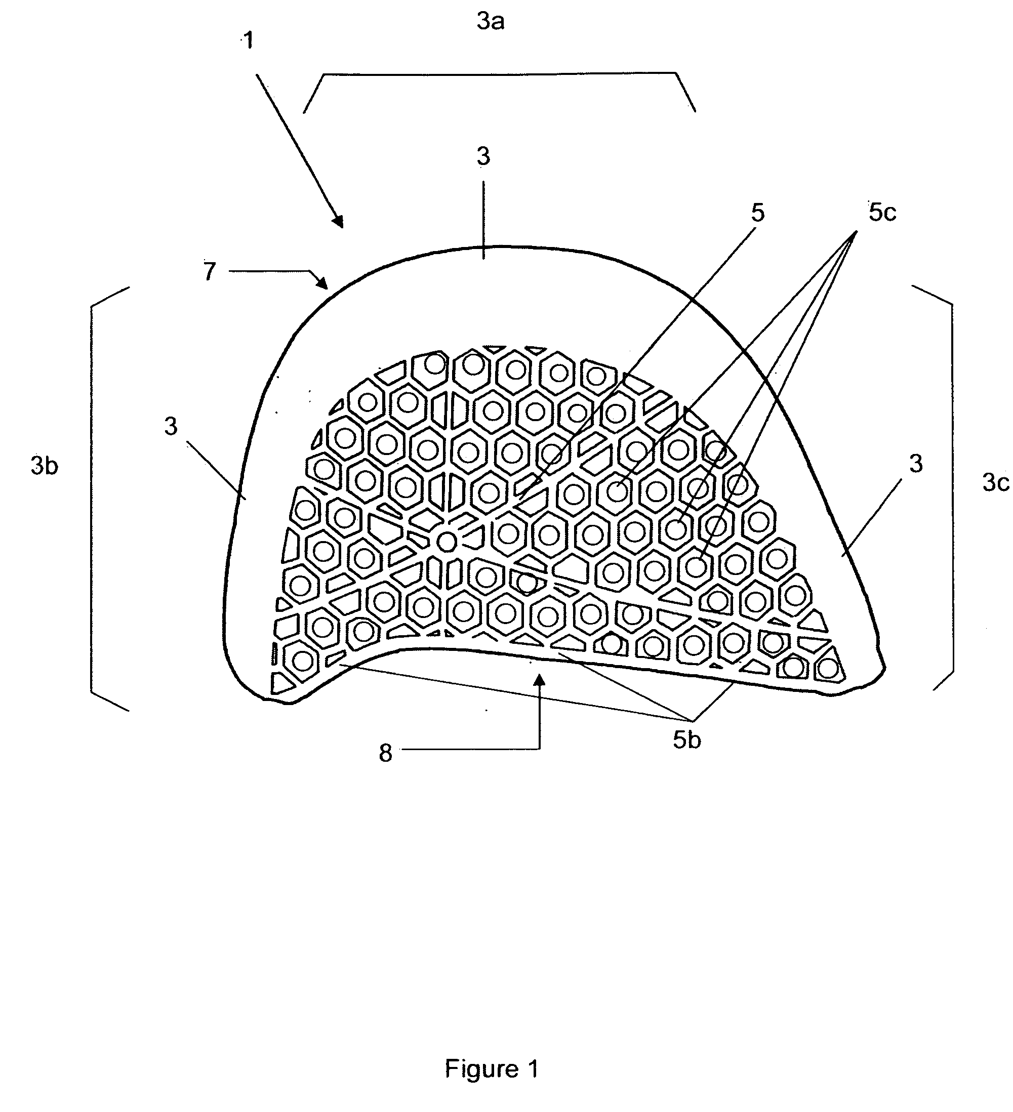 Toe protection cap and footgear comprising toe protection cap