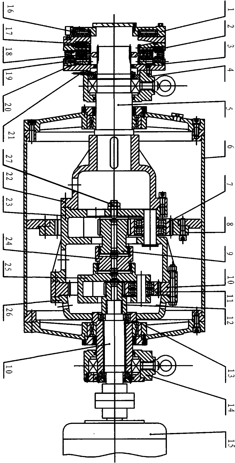 Controllable soft start electric drum