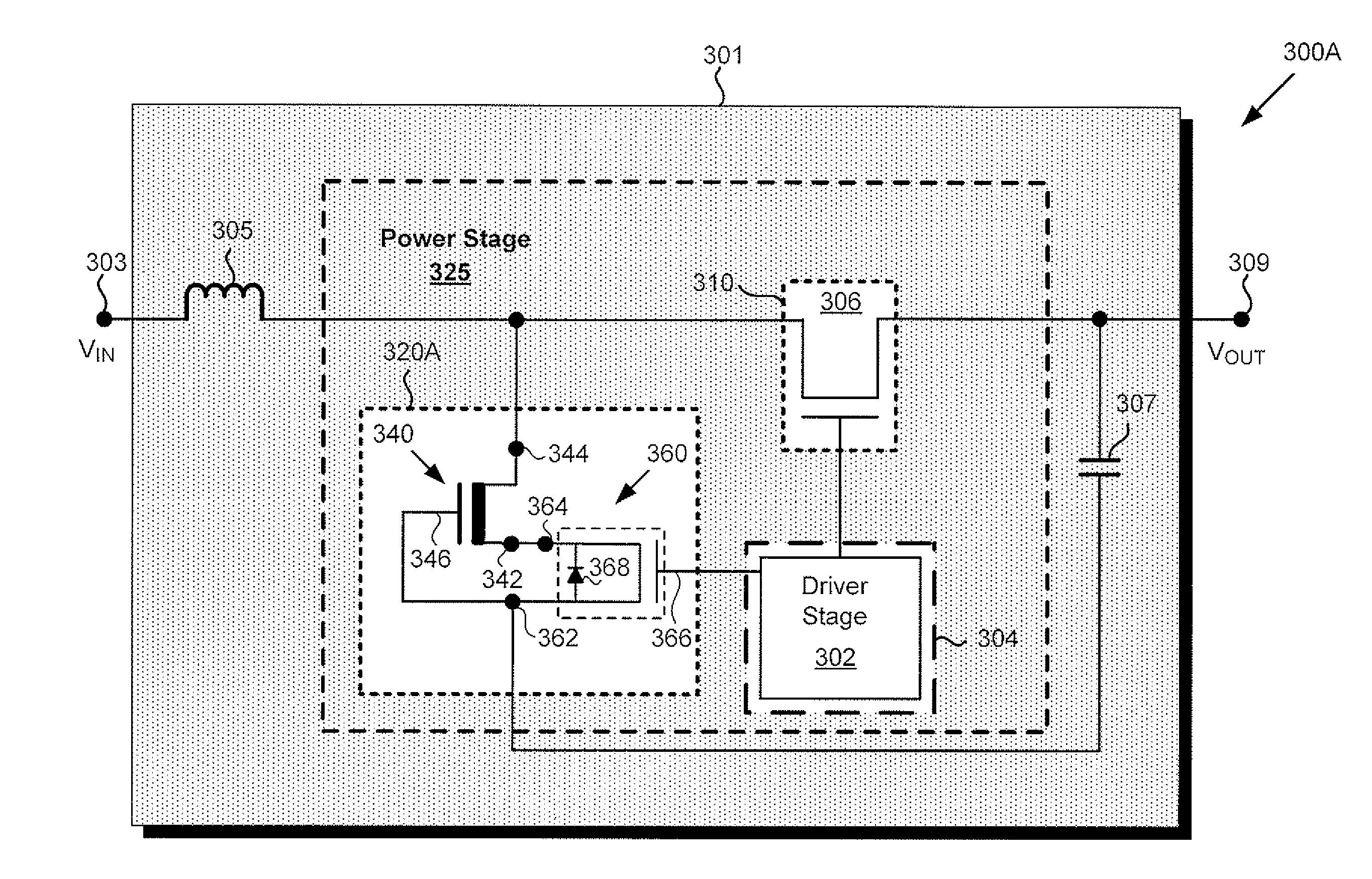 Integrated Group III-V Power Stage