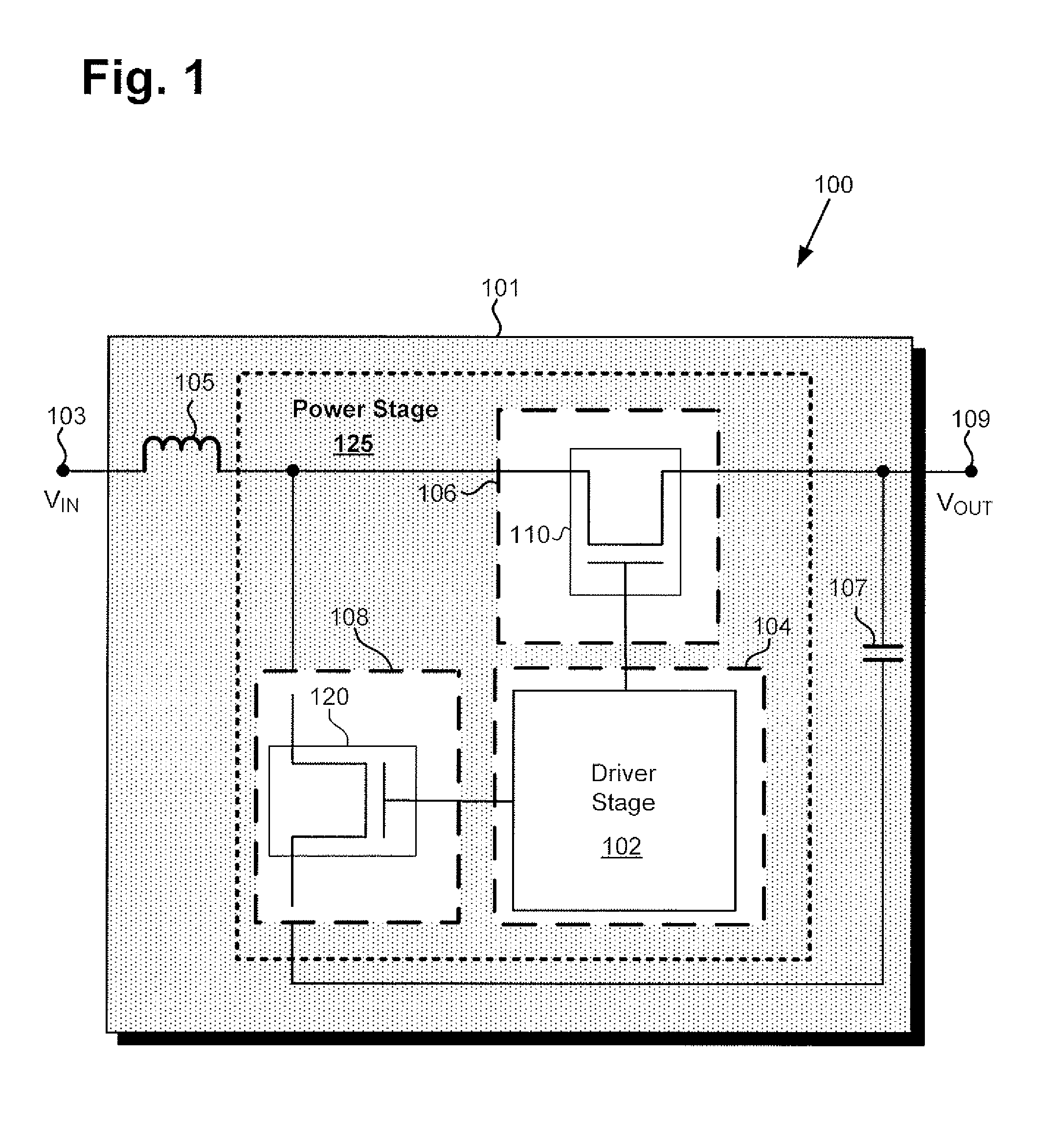 Integrated Group III-V Power Stage