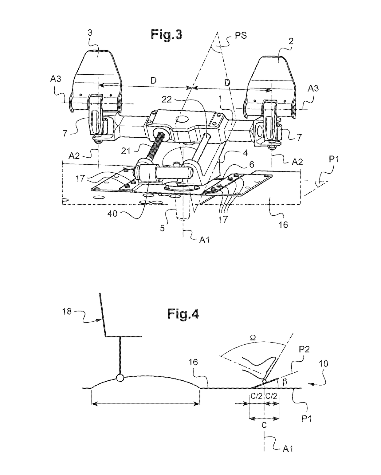 Adjustable and rotary rudder bar for a rotary wing aircraft