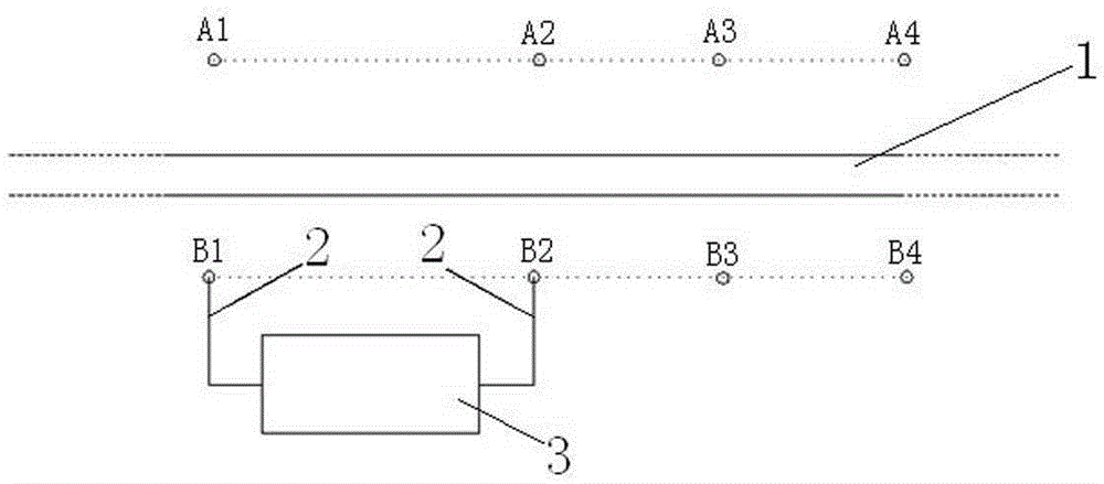 Underground continuous wall leakage detection method