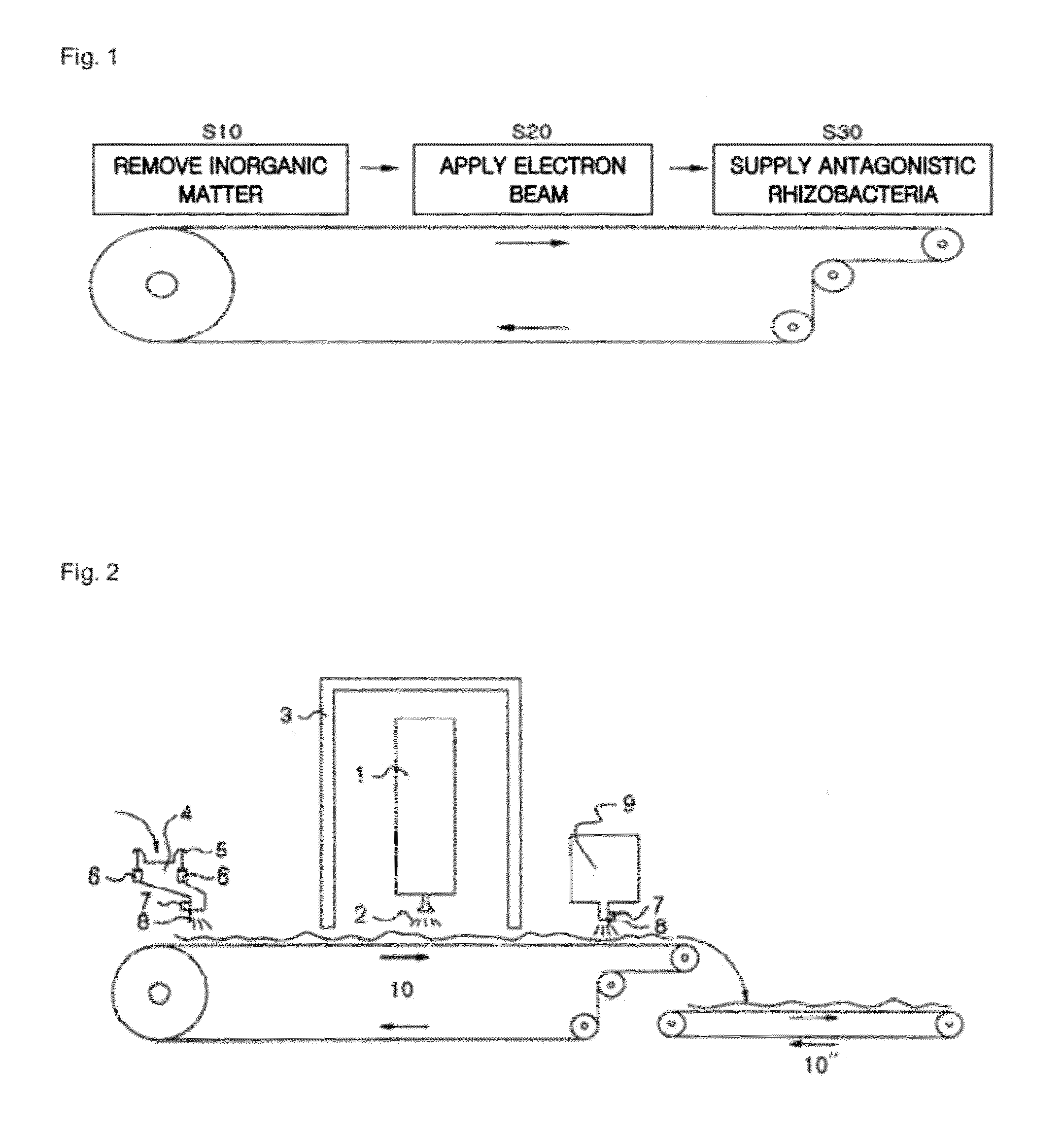 Method and system for sterilization of the soil for growing Korean ginseng by using an electron beam and system of growing Korean ginseng using an electron beam sterilization