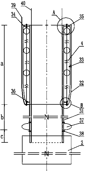 Device for eliminating pile foundation negative frictional resistance of soft soil foundation and construction method