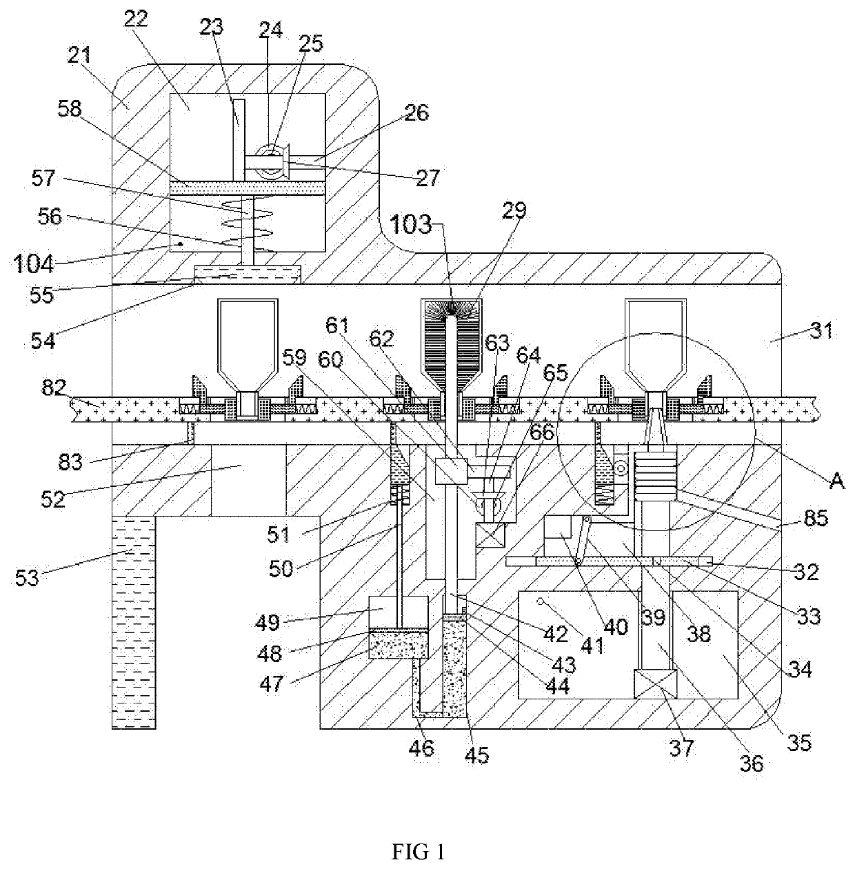 Cleaning, recycling and compression device for plastic beverage bottles