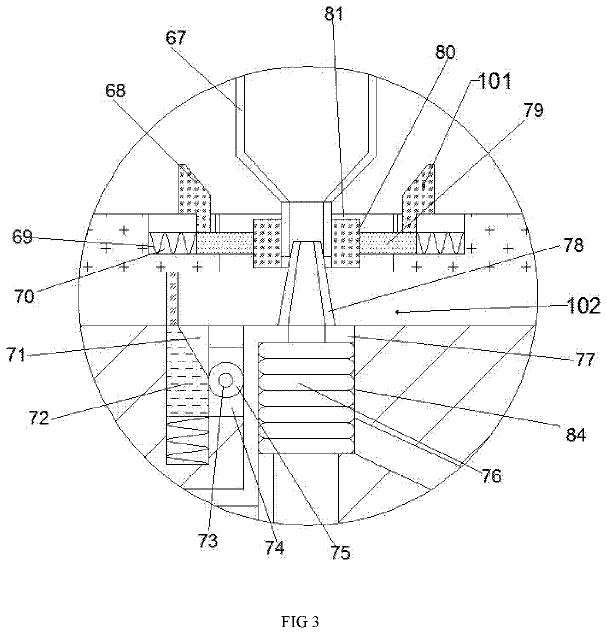 Cleaning, recycling and compression device for plastic beverage bottles