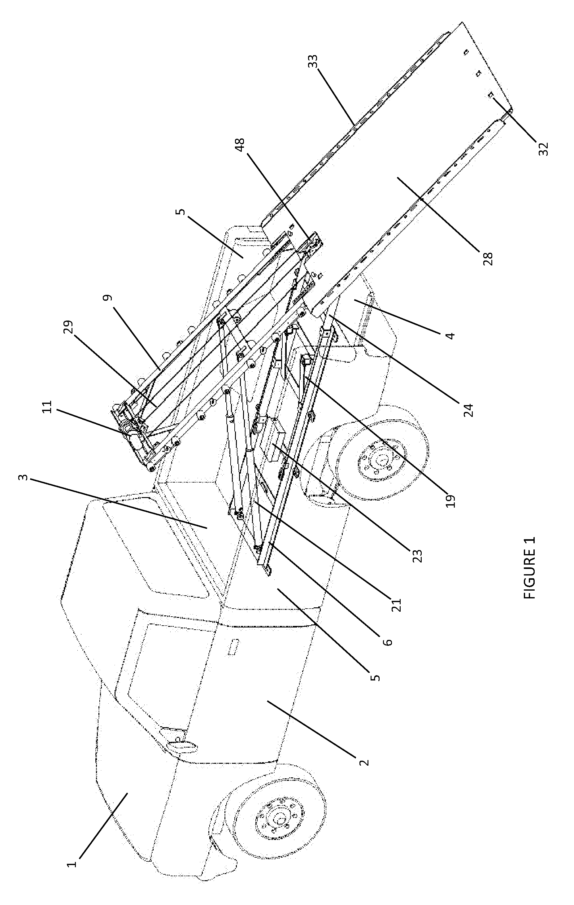 Cargo Loading and Unloading System for a Vehicle