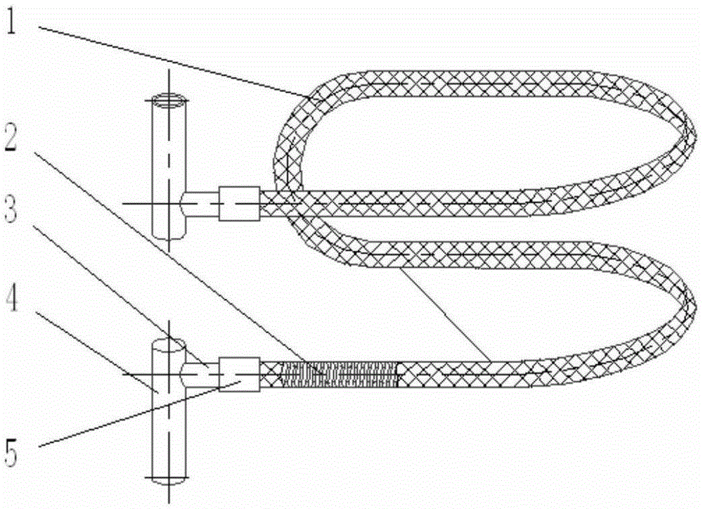 Control rod drive wire displacement compensation device, forming mold and forming method of control rod drive wire displacement compensation device