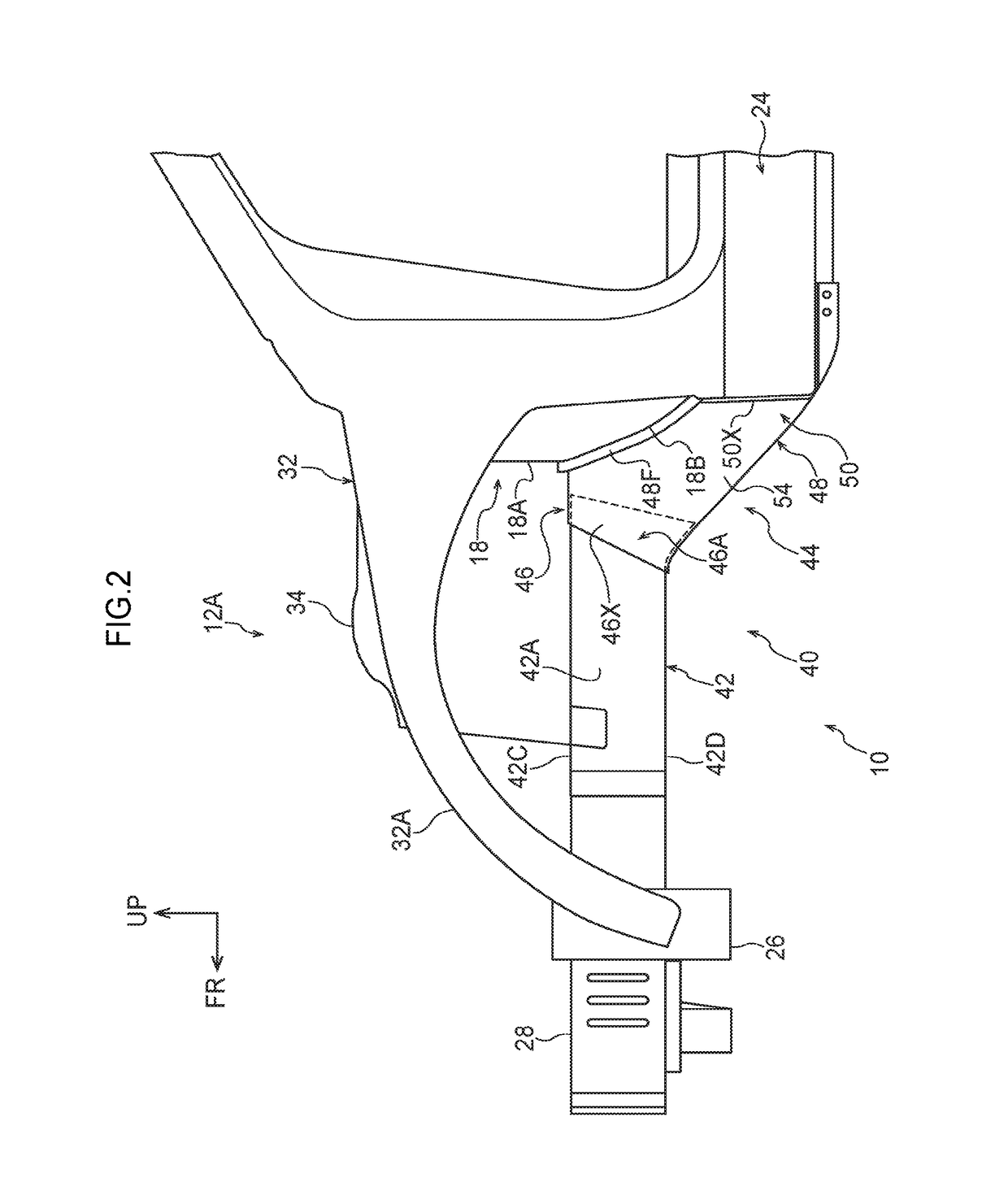 Vehicle frame structure