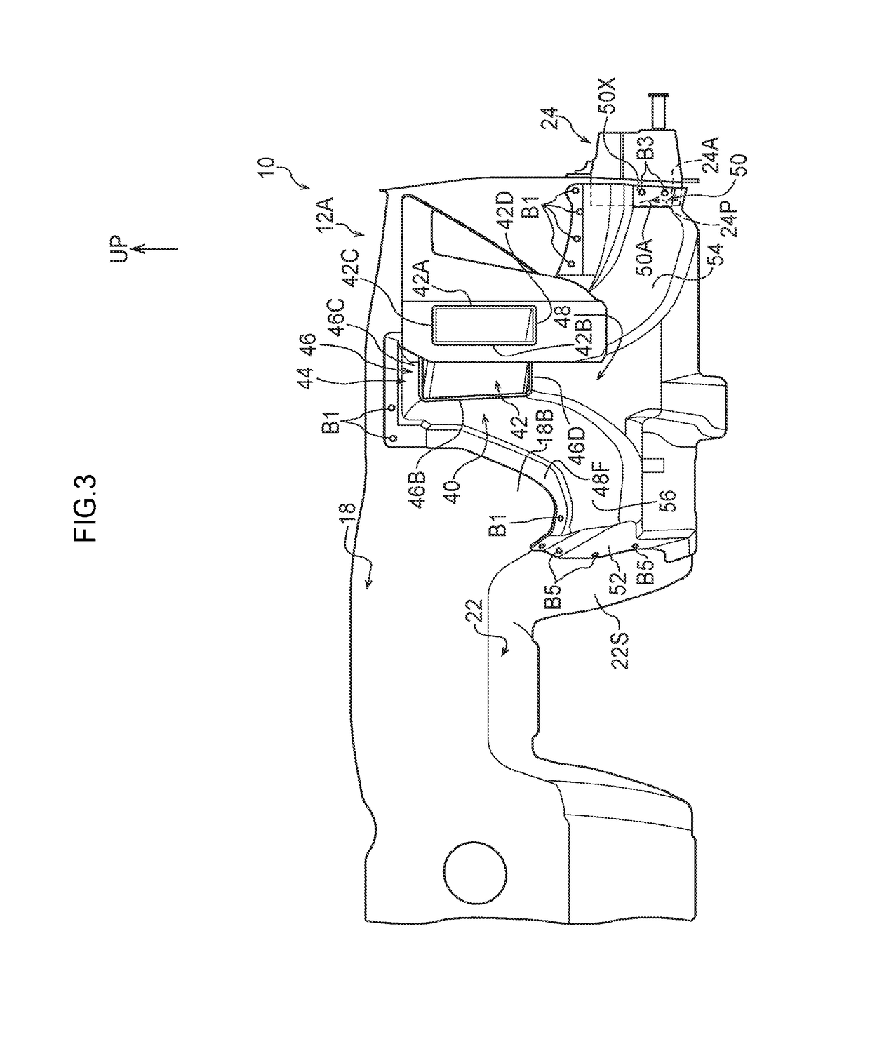 Vehicle frame structure