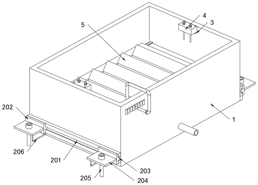 A surface electroplating treatment equipment for metal parts based on mechanical processing