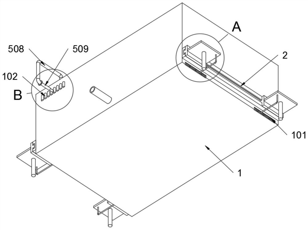 A surface electroplating treatment equipment for metal parts based on mechanical processing