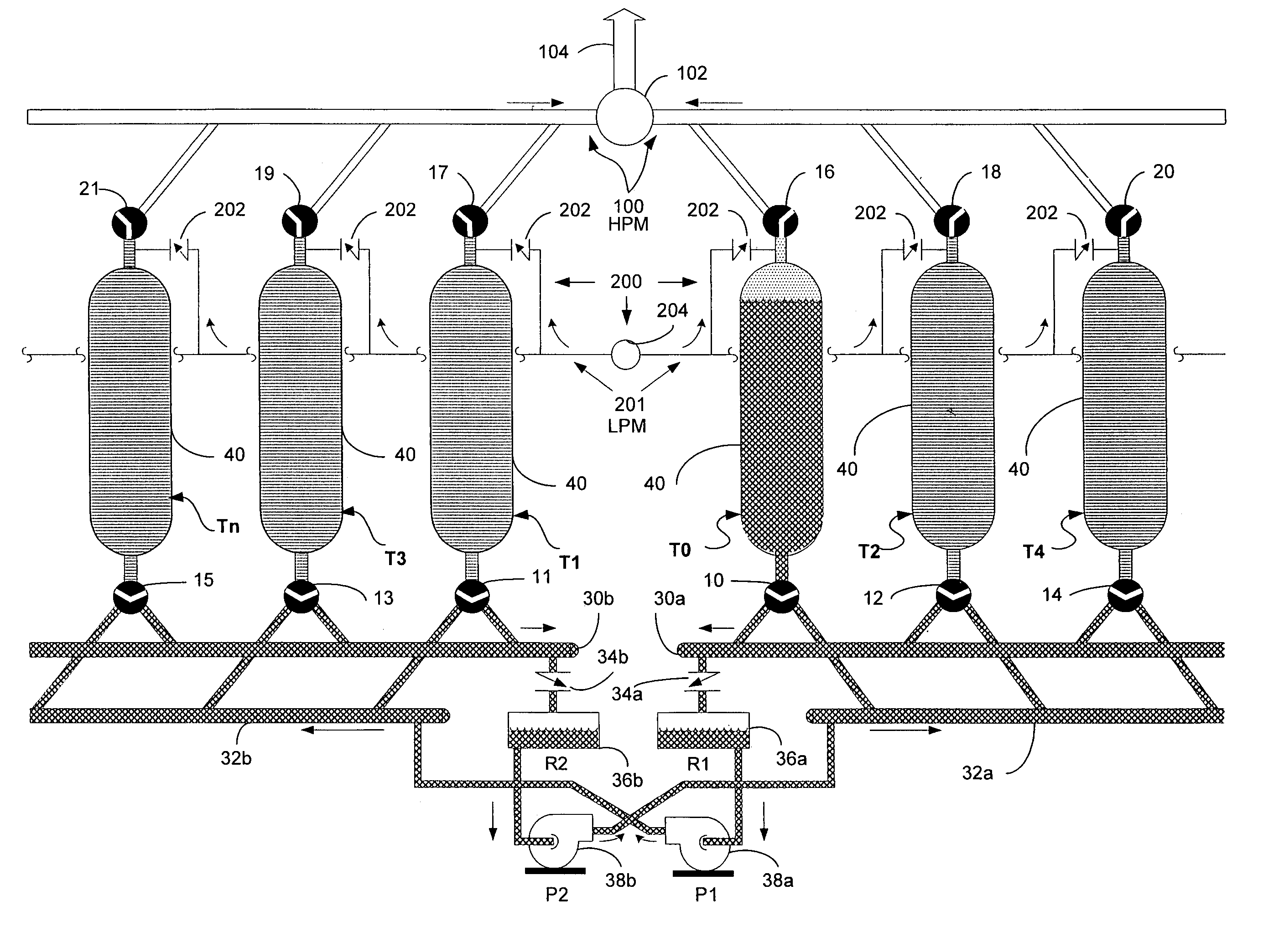 Liquid displacement shuttle system and method