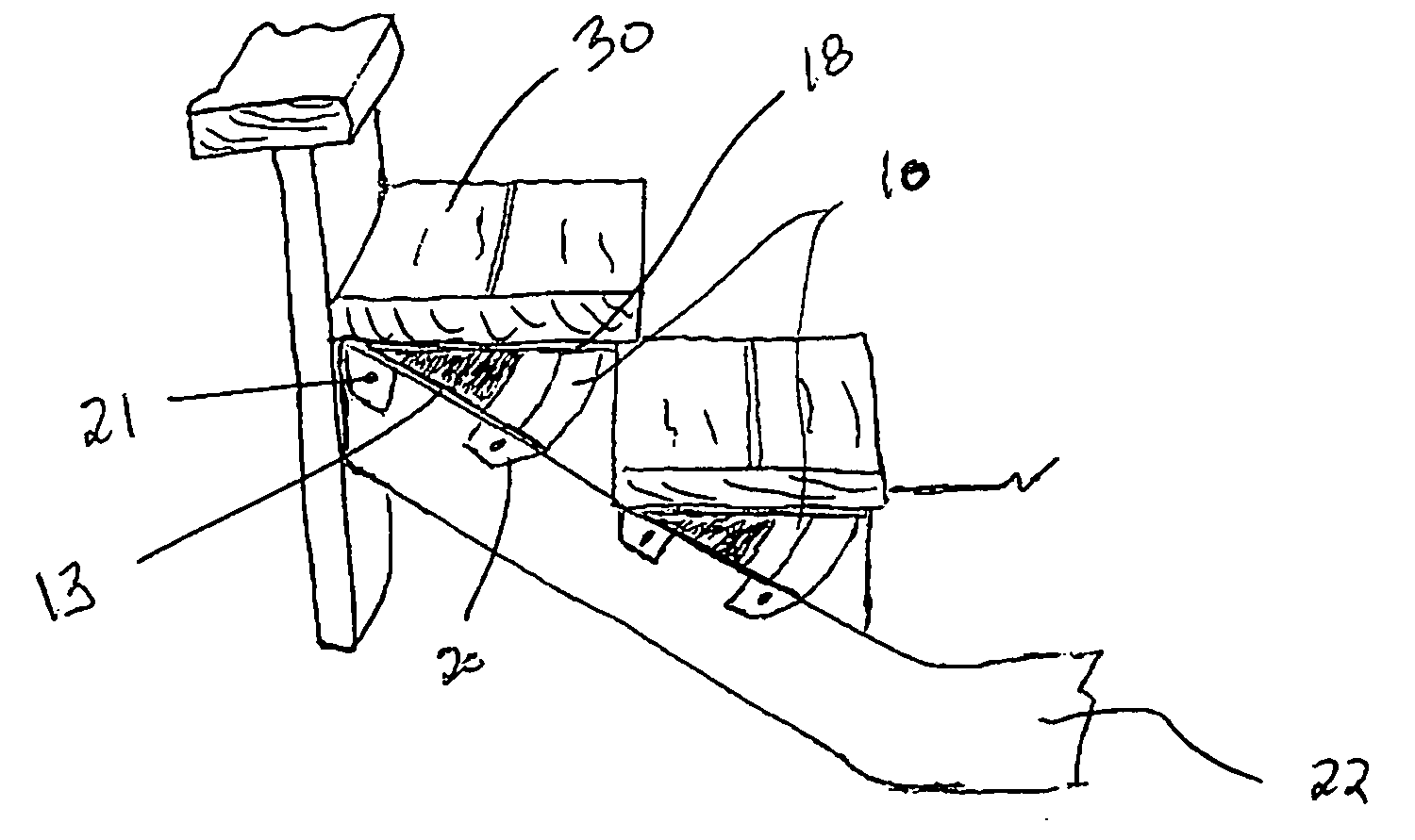 Stair bracket system and method