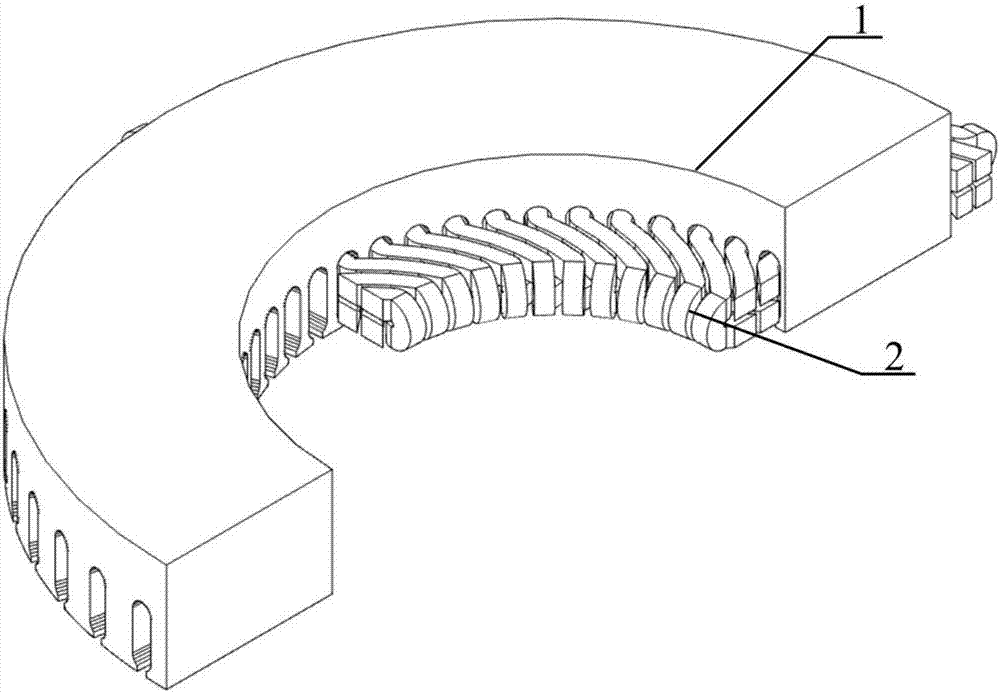 Axial magnetic flux brushless hybrid excitation motor