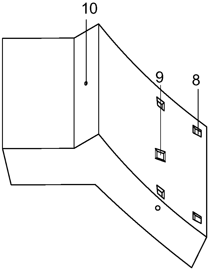 Soft rock chamber floor heave treatment supporting structure and method based on prefabricated assembly type bottom arc plates