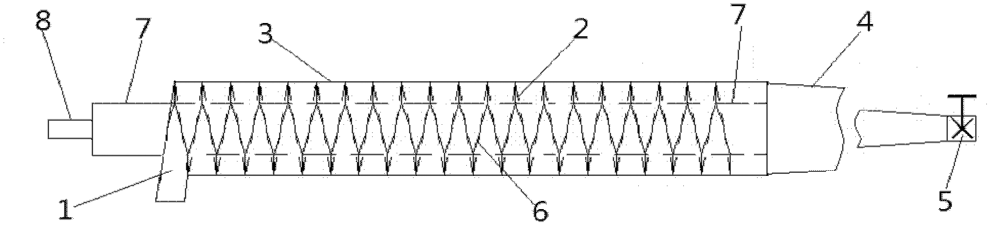 Spiral flow whirlwind gas separator