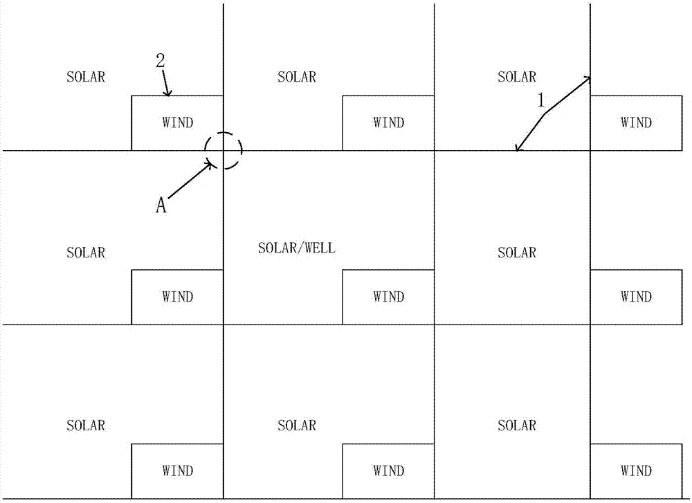 Sand fixation greening system