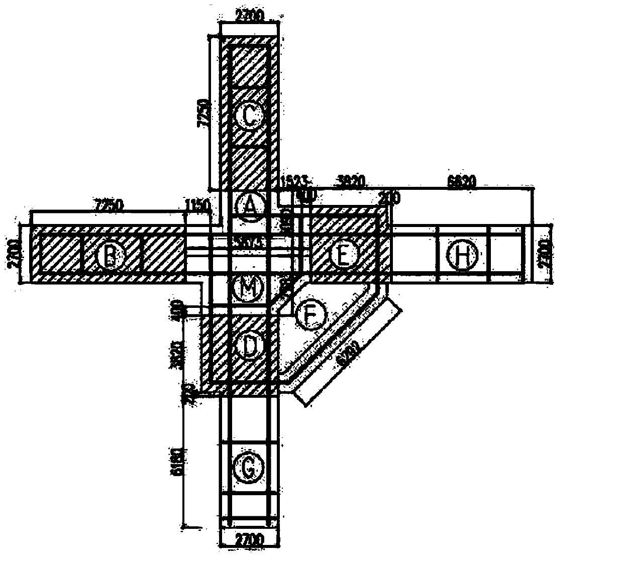 Method for welding large special-shaped multicavity steel structure