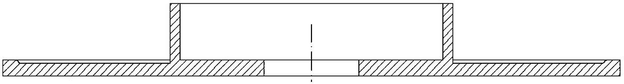 Integral spinning forming method of crankshaft silicon oil shock absorber housing