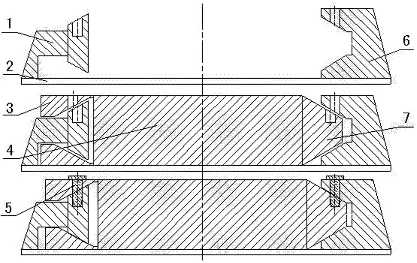 Quick release method and device for space vehicle power system external control equipment